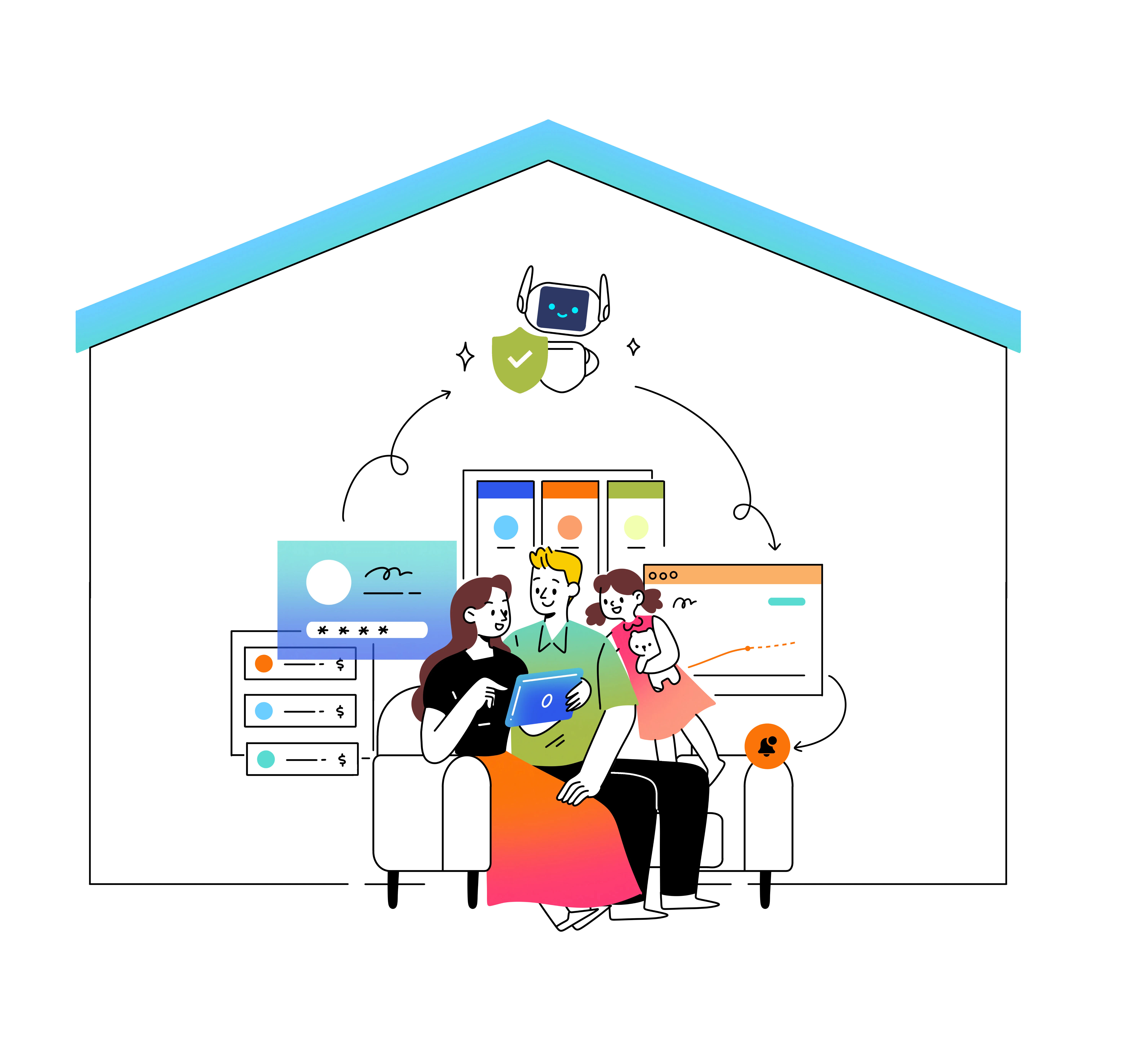 Your financial data stays private